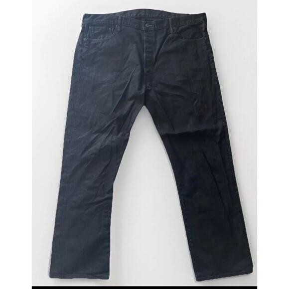 2012 New Men's 44x32 Levi's 501 Button Fly Original Black Jeans #005010660 Read - Picture 3 of 13